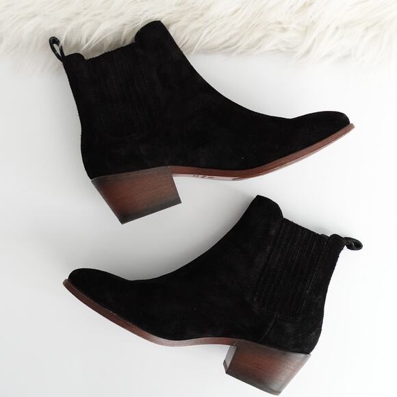 Thursday Boot Co Dreamer Bootie Black Suede - Picture 4 of 11